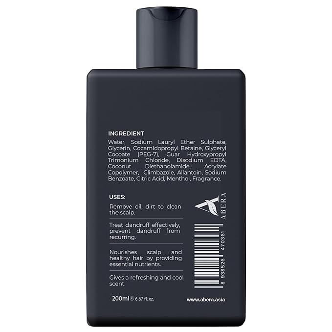 ABERA Amanda Anti-Dandruff Shampoo for Stronger Hair & Healthier Scalp, Nourishes, Get Rid of Dandruff