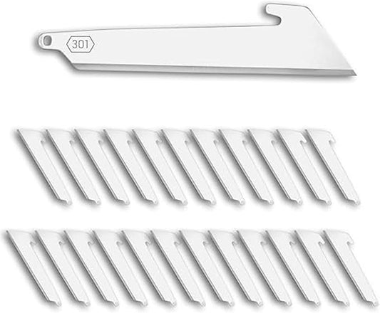OUTDOOR EDGE RazorSafe 3" Utility | 24 Value Pack of Stainless EDC Utility Blades | Compatible with Outdoor Edge 3" Razor Blade Knives | Perfect for Work & Everyday Carry