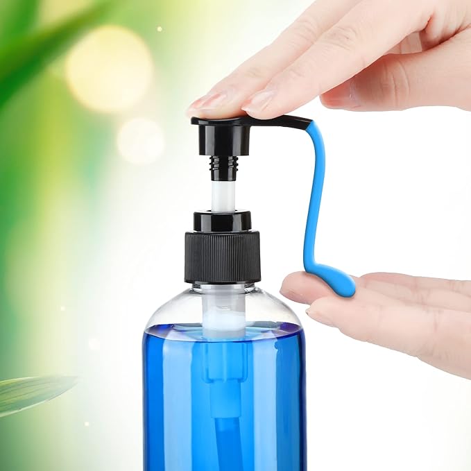 48 Pcs Pump Bottle Lotion Dispenser Refillable Shampoo Conditioner Hand Soap Dispenser Plastic Empty 8oz/250ml Clear Reusable Body Wash Container Bulk(Clear, White, Black)