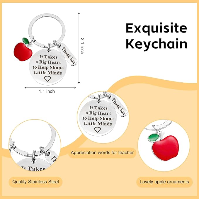 UAREHIBY 16 PCS Teacher Gifts in Bulk,Thank You Teacher Gifts With Makeup Bags,Teacher Appreciation Week Keychain,Bookmark Gifts for Teachers,Best Teacher Ever Pen Gifts,Christmas Gifts