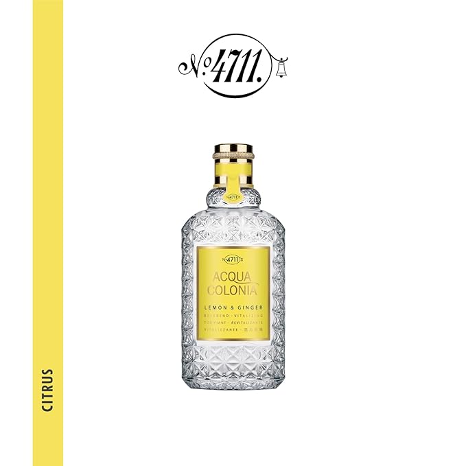 4711 Acqua Colonia Lemon and Ginger Eau de Cologne Spray, 5.7 Ounce