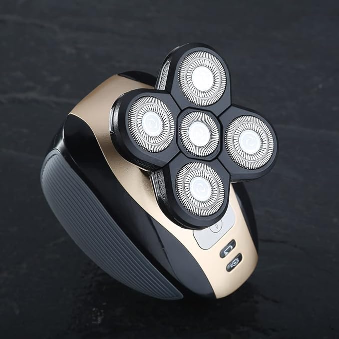 Upgraded 5 Blades Shaver for Head shaver, 5D Men's Electric Shaver Replacement Heads for Many Main Brands Bald Men Head Shaver Blades