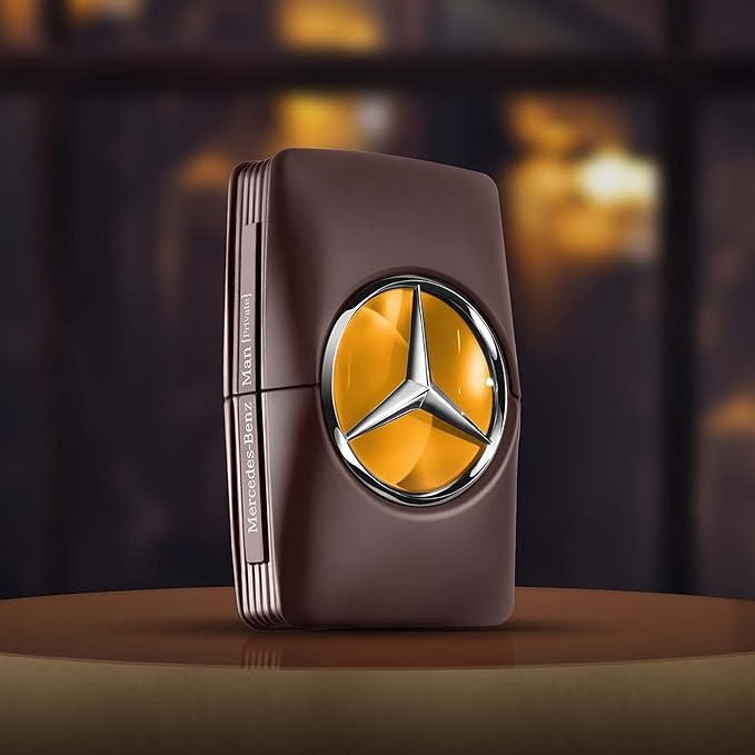 Mercedes Benz Man Private - Amber Woody Eau de Parfum - Mens Cologne Gift for Men - Long-Lasting Scent with Patchouli and Cedar - 3.4 oz EDP Spray