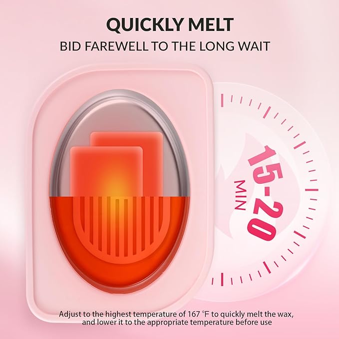 BAOSHISHAN Paraffin Wax Machine For Hand and Feet, 4 Timing Setting Paraffin Wax Machine, 3500ml Hand Wax Paraffin Machine, Paraffin Wax Warmer for Home Spa Moisturizing Arthritis(5 Pack Refills)