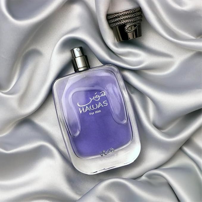 RASASI Hawas For Him & Hawas For Her EDP Sprays 100ML (3.4 OZ) Long Lasting, Exquisite Scent, Luxurious Fragrances. (Luxurious Bundle)