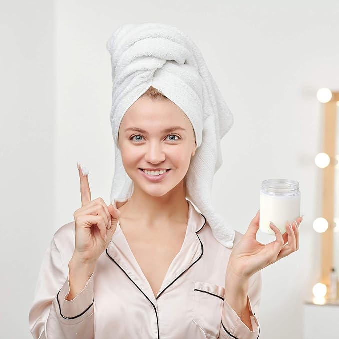 Eternal Moment 36 Pack 3 OZ Plastic Jars Round Clear Cosmetic Container Jars with White Lids, Perfect for Lotion, Slime，Cream, Ointments, Makeup, Eye Shadow, Samples, Pot, Travel Storage