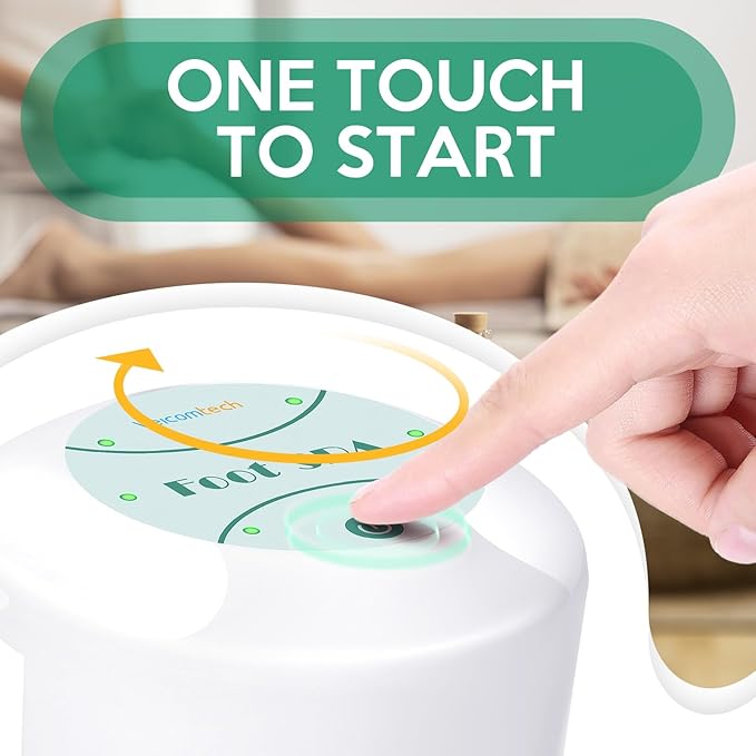 Portable Ionic Detox Foot Bath Machine, Ionic Detox Foot Spa Chi Cleanse with 5 Liners for Home Use Spa Club Salon or Holiday Travel Gift US Stock(Tub not Include)