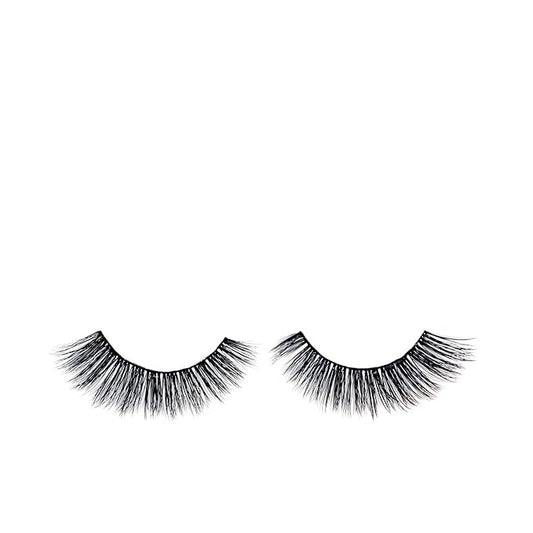Cruelty Free 3D Faux Mink Eyelashes - Reusable and Durable - Fluffy and Natural - 100% Vegan Luxury Fibers - by Via Flora Beauty (Black Orchid)