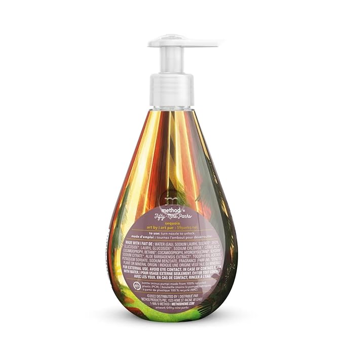 Set of 6 Limited Edition Handsoap - Green Cleaning - Cruelty-Free- Biodegradable formula made with plant-based cleansers + without parabens or phthalates (6, Gel Woodlands)