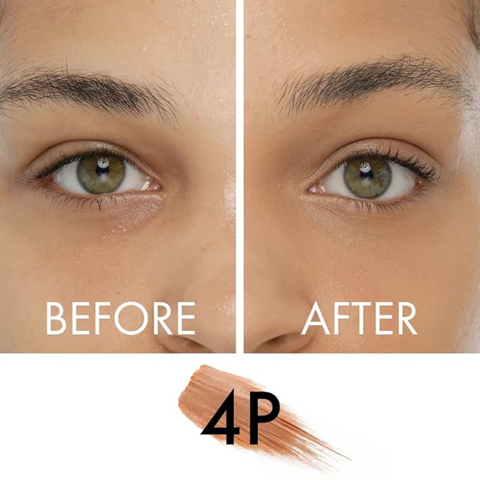 Veil Cosmetics - Complexion Fix Concealer - Liquid Concealer for Under Eye + Dark Circles - Highlight, Contour, Correct - Anti-Aging - Vegan Makeup Pen - Hydrating Lightweight (4P Tan Pink)