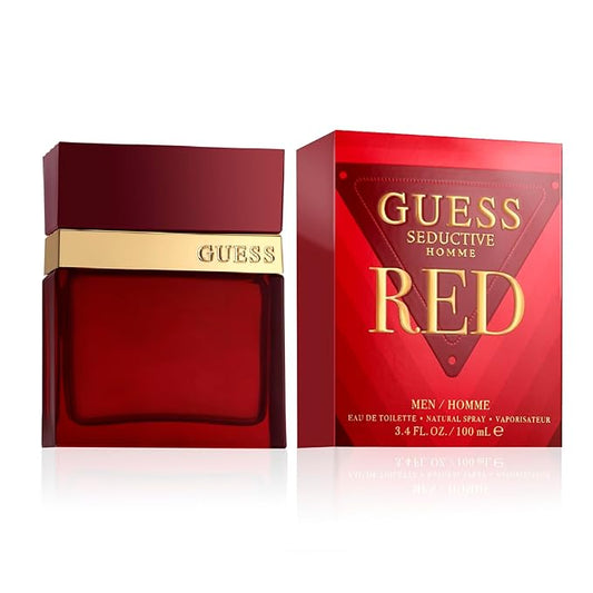 Guess Seductive Red Men/Homme Eau de Toilette Cologne Spray For Men, 3.4 Fl. Oz.