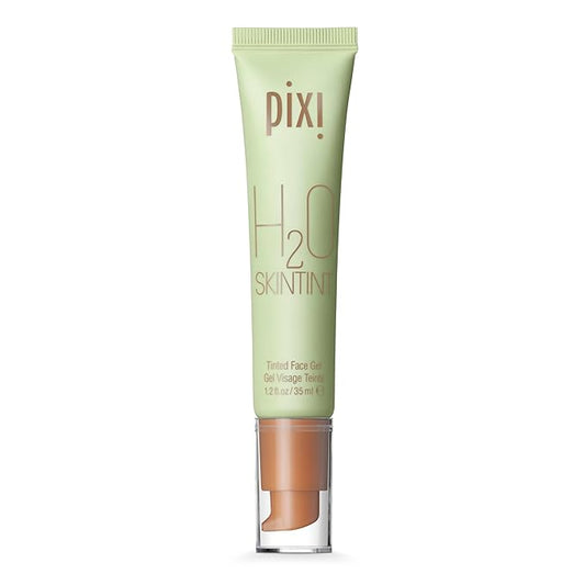 Pixi Beauty H2O SkinTint Tinted Face Gel, 1.2 fl oz / 35 ml, Nutmeg