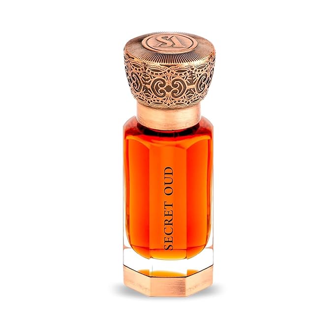 Swiss Arabian Secret Oud - Luxury Products From Dubai - Long Lasting And Addictive Personal Perfume Oil Fragrance - Seductive Signature Aroma - 0.4 Oz