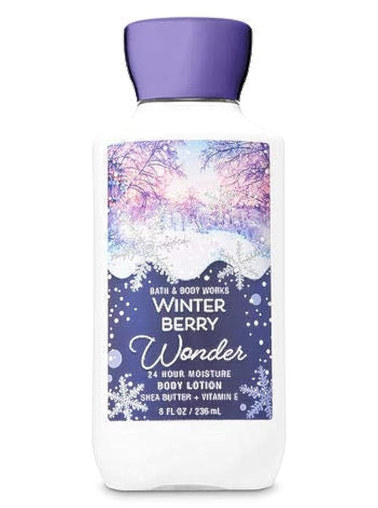 Bath and Body Works Winterberry Wonder Body Lotion 8 Ounce Full Size