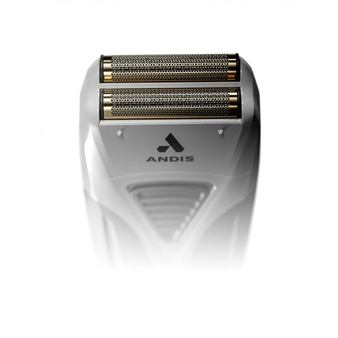 Andis TS-2 17255 Pro Foil Lithium Titanium Foil Shaver, Cord/Cordless, Smooth Shaving Cordless Shaver with Charger, Black