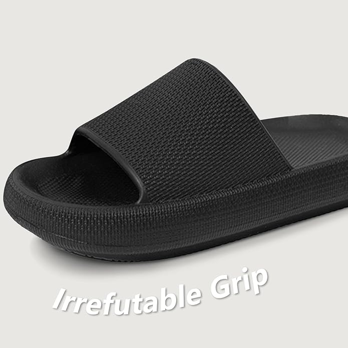 Menore Slippers for Women and Men Quick Drying, Parent-Child EVA Open Toe Soft Slippers, Non-Slip Soft Shower Spa Bath Pool Gym Beach House Sandals for Indoor & Outdoor