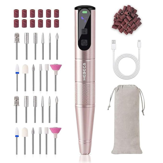 Electric Nail Drill PRO + 1 Set Replacement Nail Drill Bits