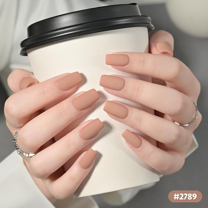 GAOY 23 Pcs Gel Nail Polish Kit - White, Blue, Brown Colors - All Seasons Gel Nail Polish Set with Glossy & Matte Top Coat and Base Coat for Nail Art DIY Kit