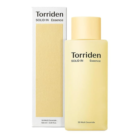 Torriden SOLID IN Ceramide Essence 100ml (3.38 fl. oz.) | For Deep Hydration, Moisturizing, Improving Skin Barrier | 5 Types of Ceramides & Panthenol for Dry and Sensitive skin