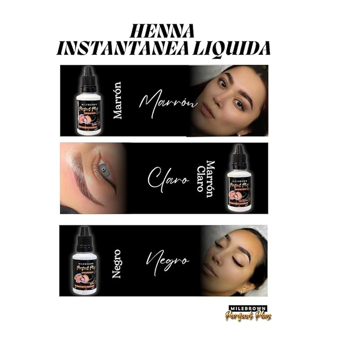 Eyebrow Henna, for natural-looking coloring, 15 ml (Brown)