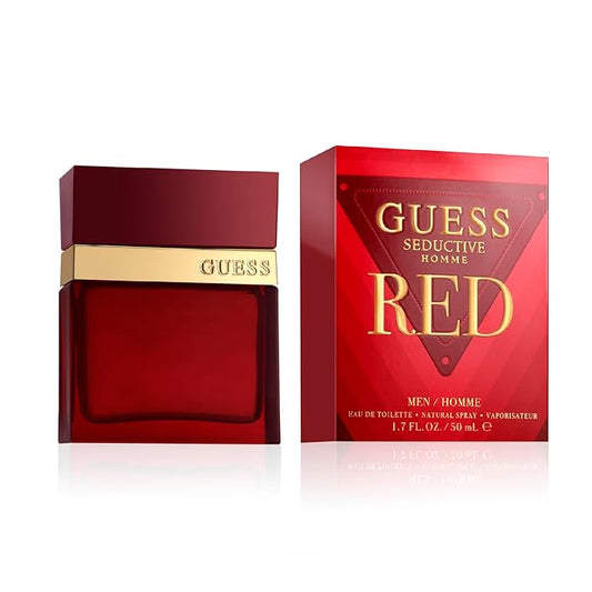 Guess Seductive Red Men/Homme Eau de Toilette Cologne Spray For Men, 1.7 Fl. Oz.