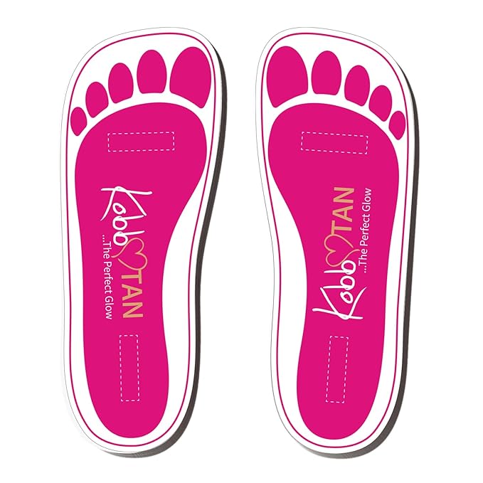 60 Pairs(120feets) Spray Tan Feet Pads Disposable & Economic Pink Feet pads for Spray tanning,Use in Tanning booth,Sunless Tanning at Home or Beauty Salon-Non Slip-Comfortable-Hygienic-Ultra Bronzing