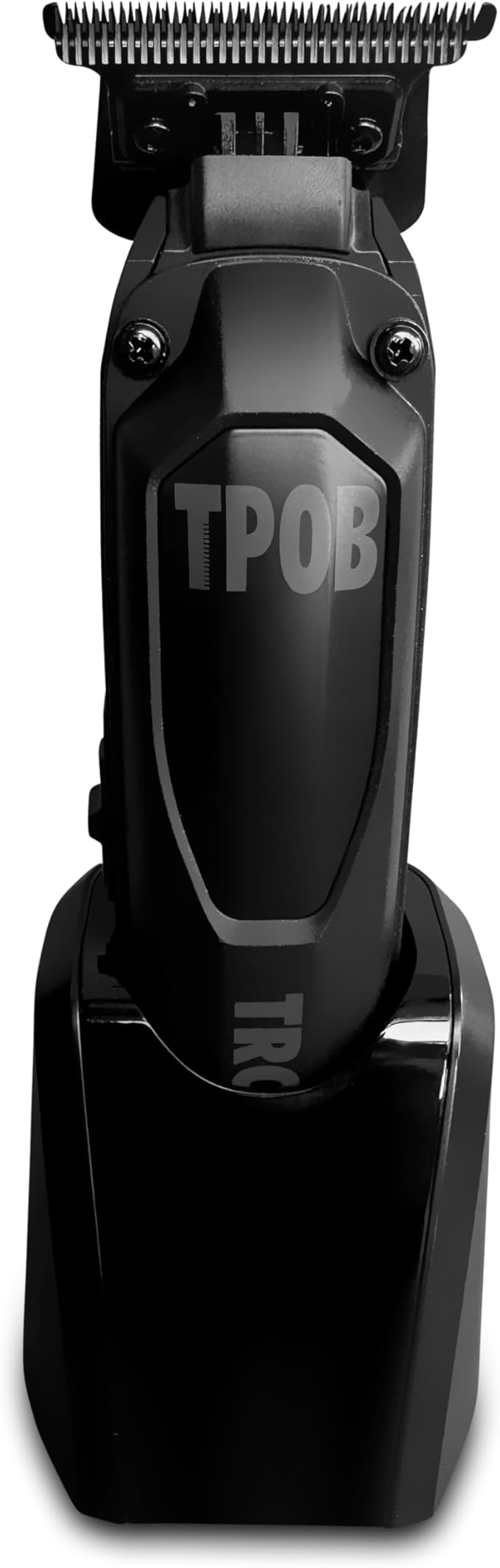 TPOB Troll Professional Barber Clipper 6800 RPM Super Torque Motor with DLC Fade Blade (Blackout Trimmer)