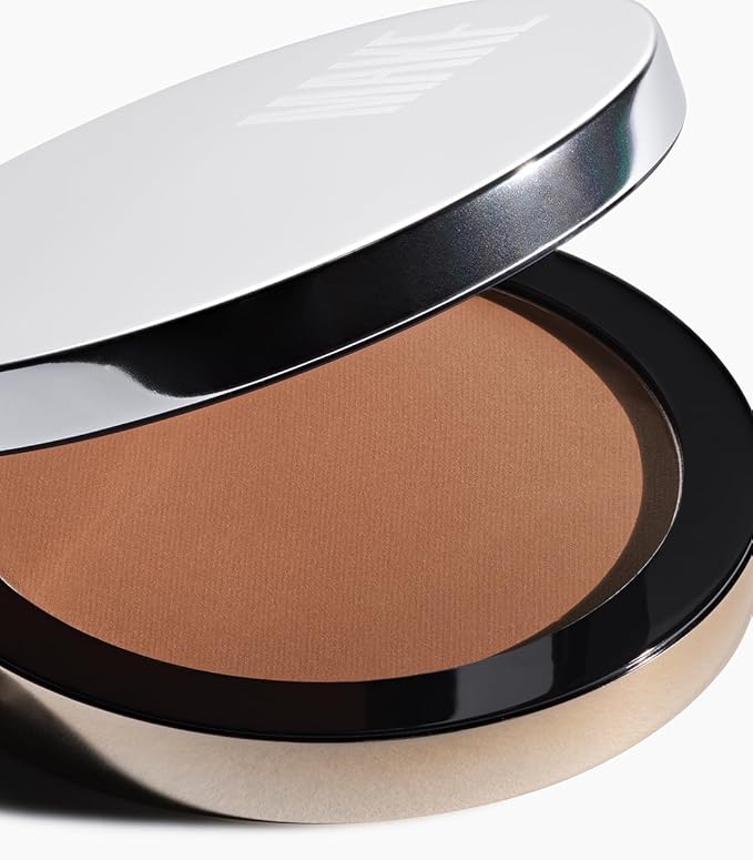 MAKE Beauty Diffusion Set, Translucent Setting Powder - Pressed Face Powder Compact for Smooth Matte Complexion. Sheer Coverage Finishing Foundation for Excess Oil. Shade - Medium/Deep