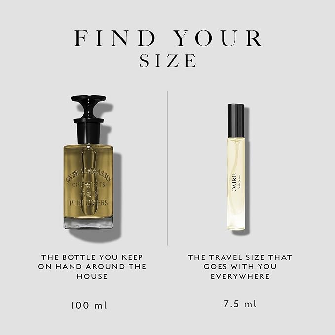 Caswell-Massey OAIRE Eau de Parfum Discovery, Masculine Blend of Citrus, Sage & Cedar, Long-Lasting Men’s Fragrances, Travel Size Vial, Perfume for Men, 0.25 Fl Oz