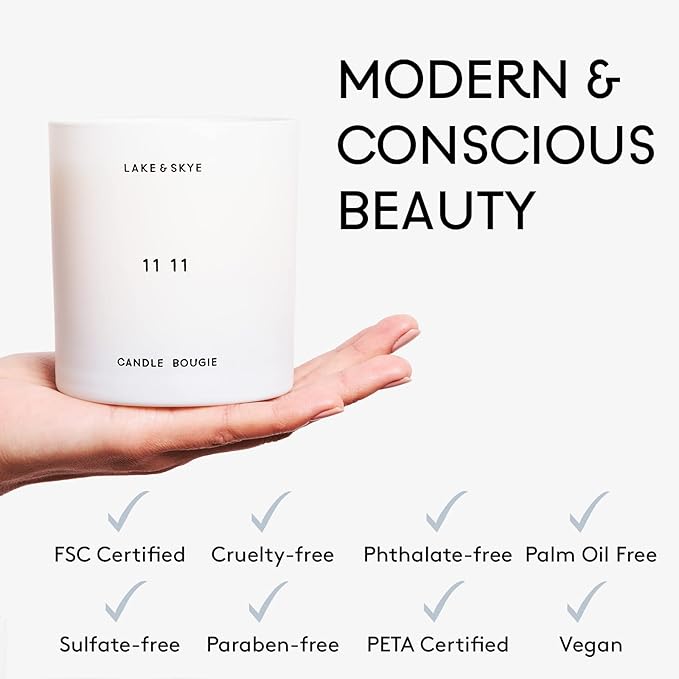 Lake & Skye 11 11 Eau de Parfum Vial Spray, 0.06 fl oz (2 ml) - Sheer & Uplifting Scent