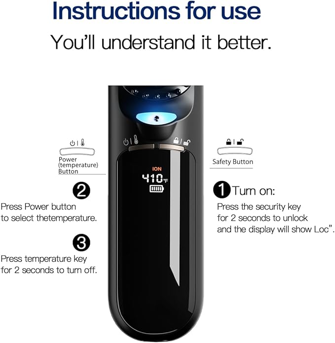 Travel Hair Straightener, Portable Cordless Hair Straightening Brush, Safety Lock, 300 Million Negative Ions for Hair Care, 30 Seconds Heating, Lightweight Mini Heated Comb, Gift for Women