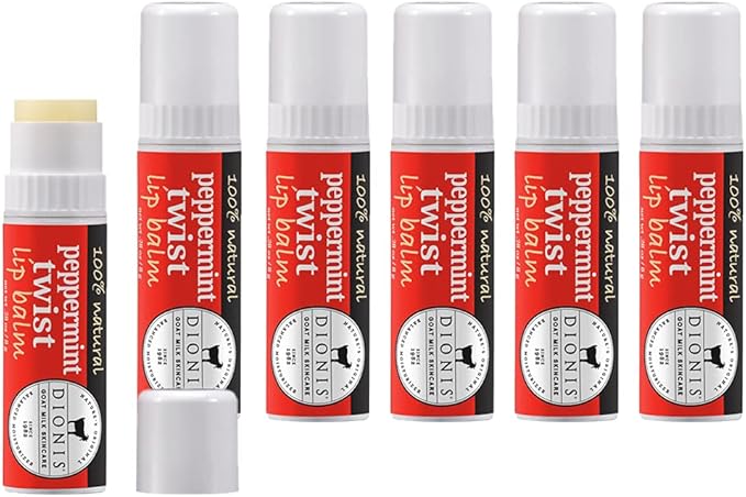 Dionis Goat Milk Peppermint Scent Lip Balm 0.28 oz. 1 pk