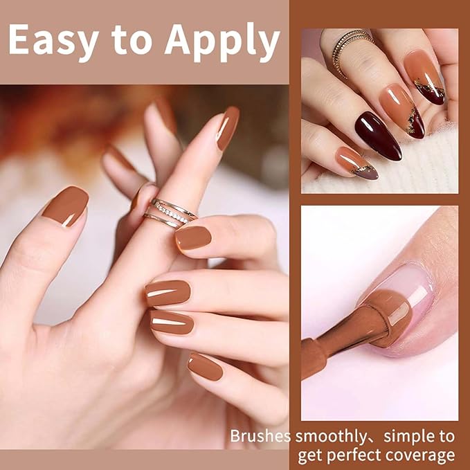 JR 9 Pcs 0.5oz Gel Polish Kit 9 Bright Shades for Beach Vacations & Pool Parties, Quick Dry, Fade-Proof & Non-Toxic Soak Off Polish Home DIY Gift E Yellow Series