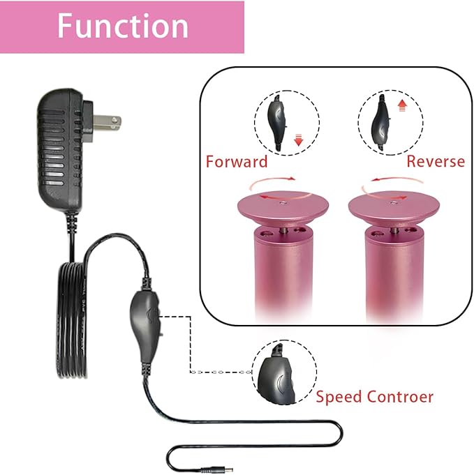 Electric Foot Callus Remover,MOWLIE Electric Foot Care Tools with Speed Controller and 60pcs Replacement Sandpaper Disk for Men Women Dead Dry Crack Skin Calluses (Pink)-5