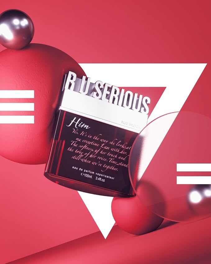 R U Serious Him Eau de Parfum Spray For Men, 3.4 Fl. Oz – Aromatic, Fresh, and Sensual Masculine Fragrance