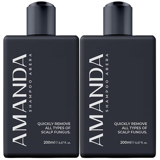 Abera Anti-Dandruff Shampoo for Stronger Hair & Healthier Scalp, Nourishes, Supports and Promotes Hair Growth, Get Rid of Dandruff, 6.67 fl oz, Set of 2