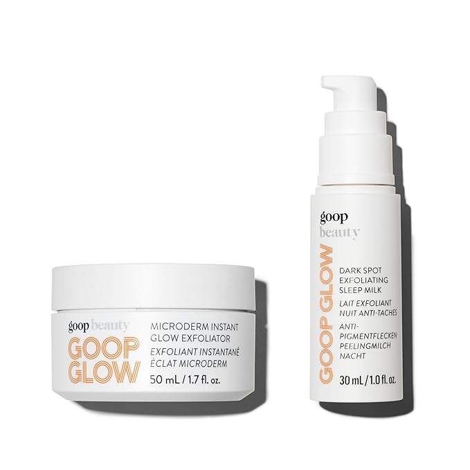 goop Beauty Microderm Exfoliator & Sleep Milk Serum Bundle