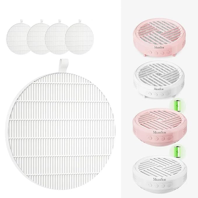 MelodySusie HPro SProR Nail Dust Collector Replacement Filter,4 Pack Reusable Dust Filter for MelodySusie HPro SProR Nail Dust Vacuum Fan Collector Extractor Electric Dust Suction Machine
