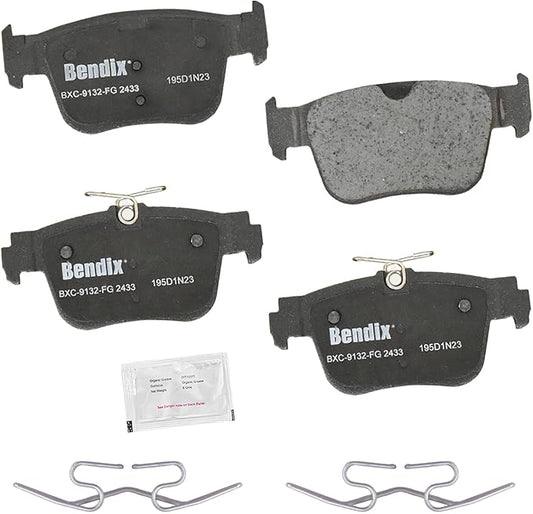 Bendix Priority1 CFC2433 Ceramic Rear Brake Pads for Audi S3 2024-2022, Volkswagen Golf R 2024-2022, GTI 2024-2023