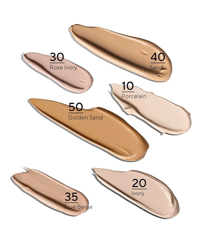 MÁDARA Organic Skincare |SKINONYM Semi-Matte Peptide Foundation, #10 PORCELAIN, 30ml – Natural foundation with collagen-supporting peptides, Semi-matte finish, Buildable coverage, Skincare benefits