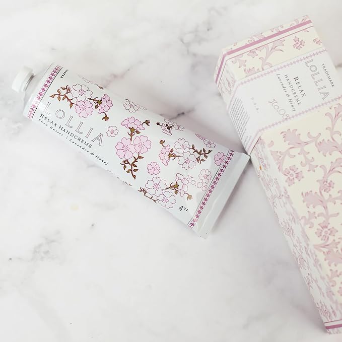 LOLLIA Handcreme, 4 oz – Scented Hand Cream for Women, Moisturizing Hand Lotion for Dry Hands, Shea Butter & Cocoa Butter, Quick Absorbing Lotion