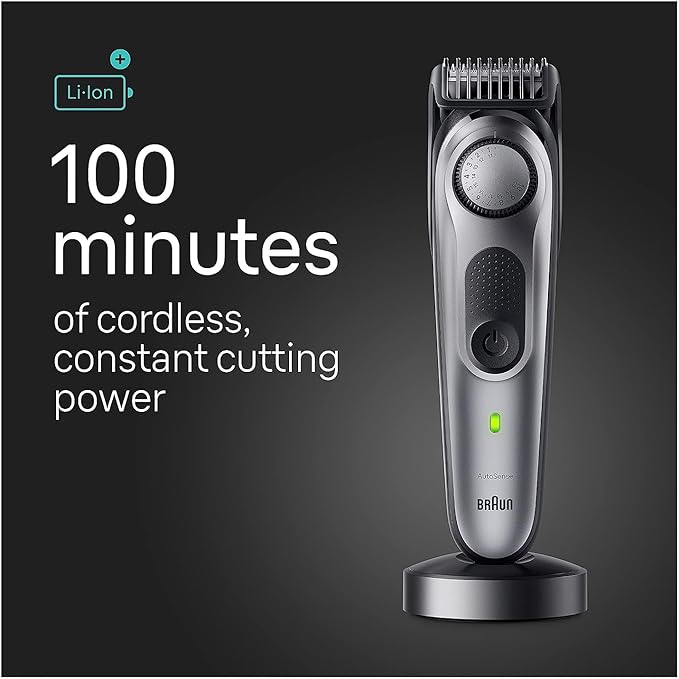 Braun All-in-One Men's Shaving Kit Series 7 7420, 11-in-1 Beard, Face, Nose, Ear Trimmer, Hair Clippers, Body Groomer and Manscaping