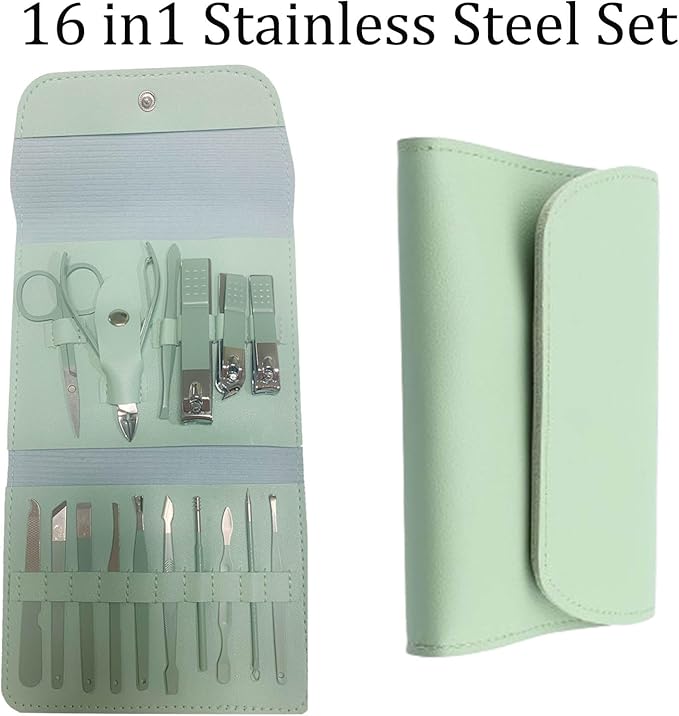 Electric Foot Callus Remover Speed Adjustable with 60pcs Replacement Sandpaper Discs Pedicure Tool Kit Callus Shaver Dead Cracked Hard Dry Skin Nail Clipper Set 16 in 1 (Black)