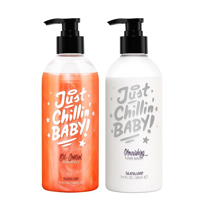 Clarifying Shampoo and Conditioner Set for Greasy Hair, Build Up, Oily Scalp - 18.8 Fl Oz