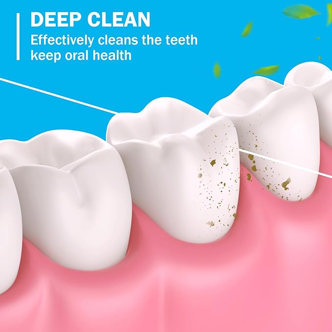 60 Pack Dental Floss Bulk Mint Flavored 50m Each Travel Dental Floss Oral Care for Teeth and Gum Protection(Multicolor)