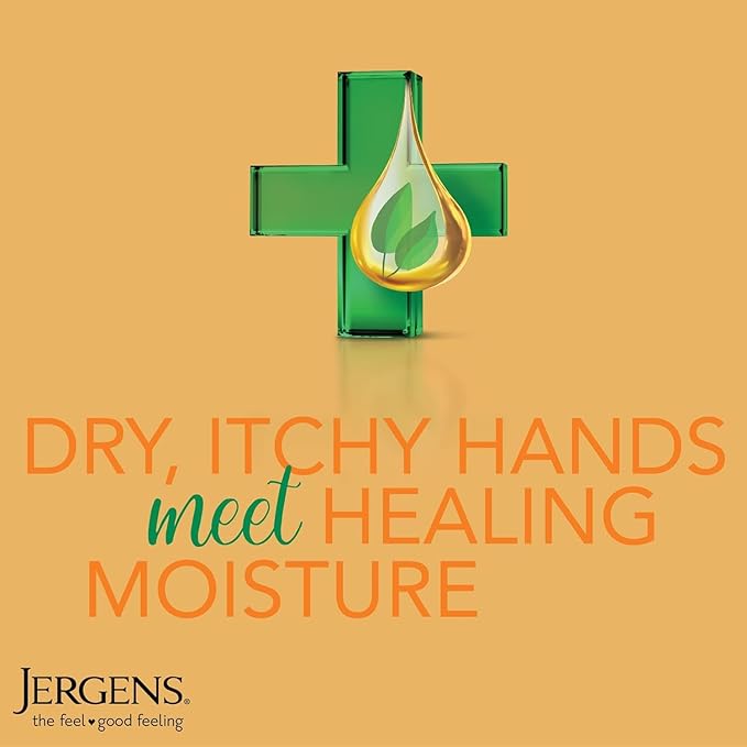 Jergens Ultra Healing Hand & Body Cream for Dry Skin, Formulated with Vitamins C, E & B5 plus Plant Protein Complex, for Extra Dry Skin Relief, 3.4 oz