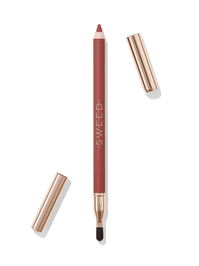 SWEED - Lip Liner Pencil | Color-Rich, Smudge + Feathering-Free | Jojoba Seed Oil to Moisturize + Nourish | Vegan, Cruelty-Free, Clean Beauty (Rose Thorn)