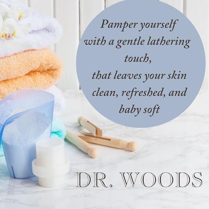 Dr. Woods Unscented Baby Mild Liquid Castile Soap, 32 Ounce (Pack of 2)