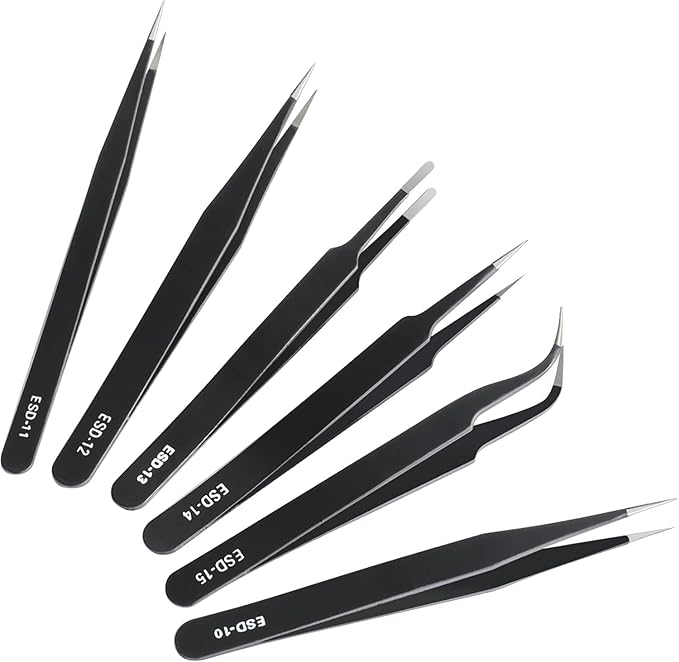 Nail Art Tweezers for Nail Art Nail Sticker Tweezer Eyelash Extension Tweezers