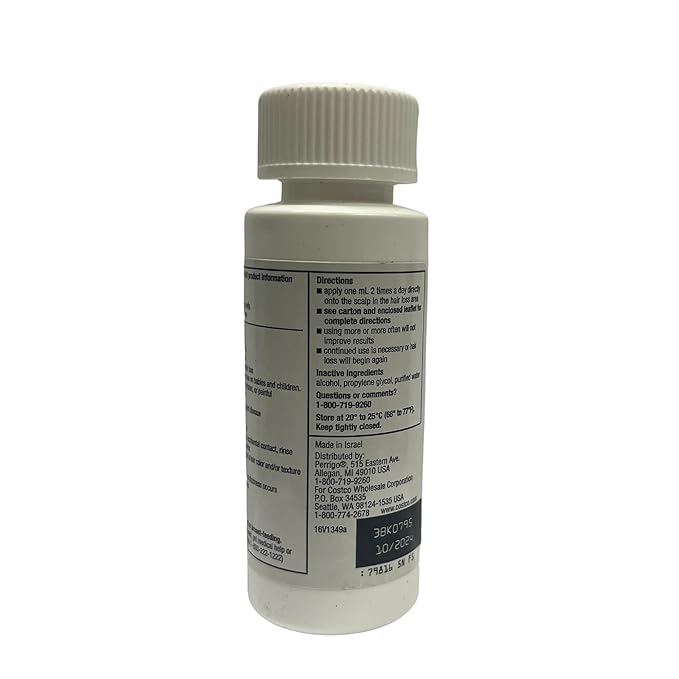 Kirkland Signature Minoxidil for Men 5% Extra Strength Hair Regrowth for Men vqzjBI, 1 Month Supply